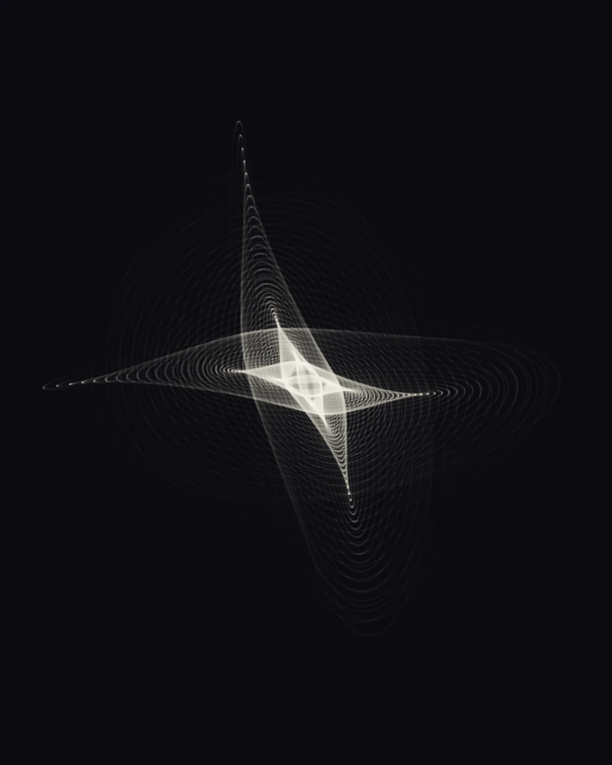 The Long Way Around — generative lorenz artwork