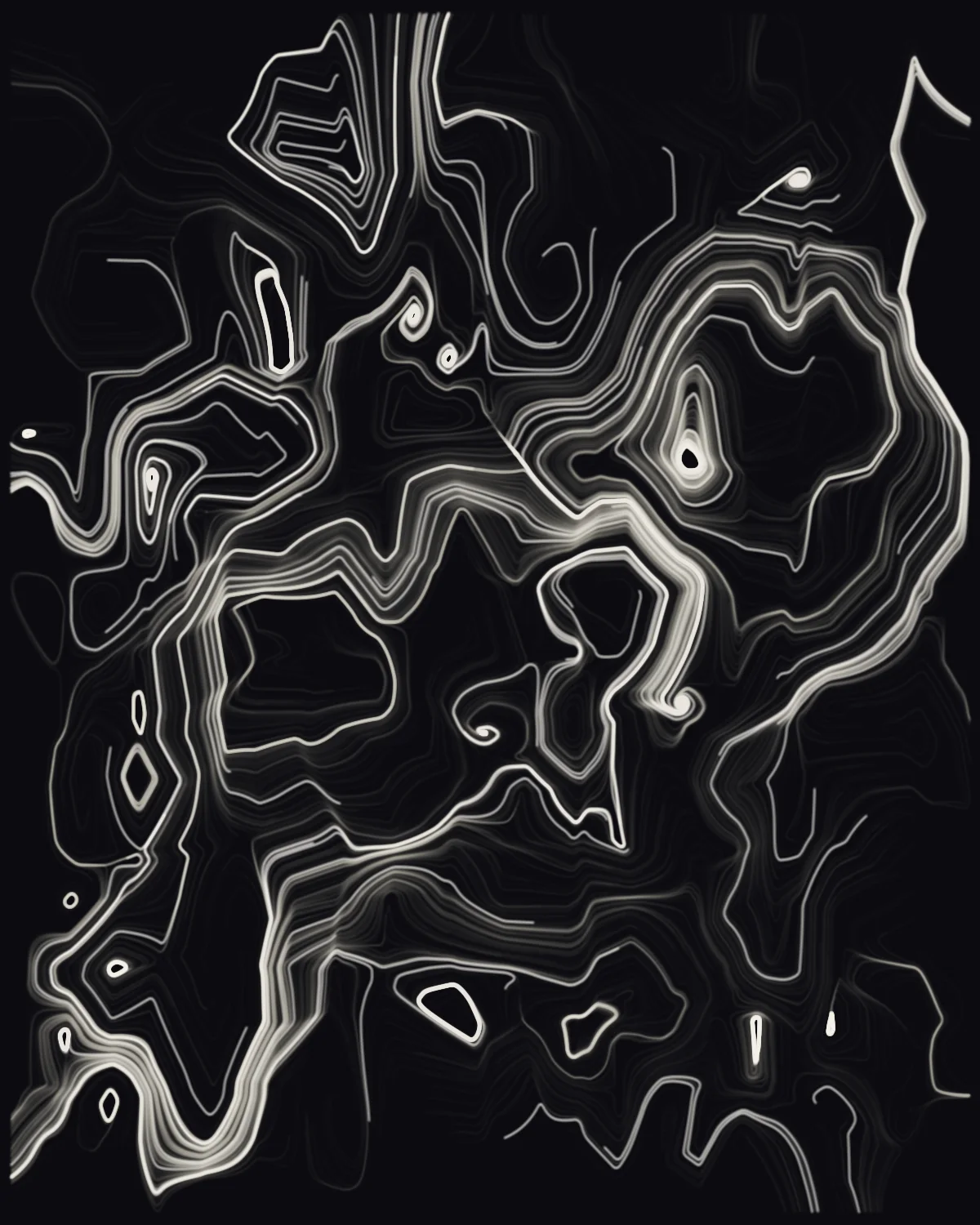Where the Field Points — generative flowfield artwork