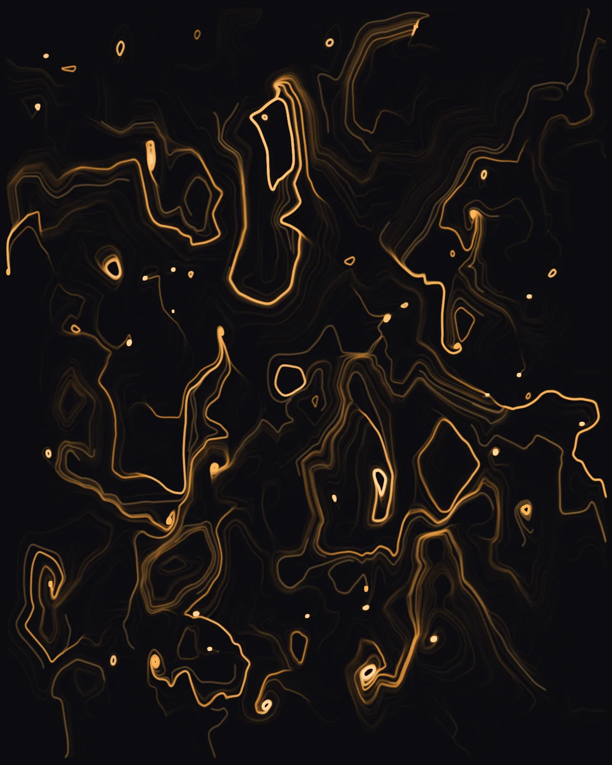 Laminar II — generative flowfield artwork