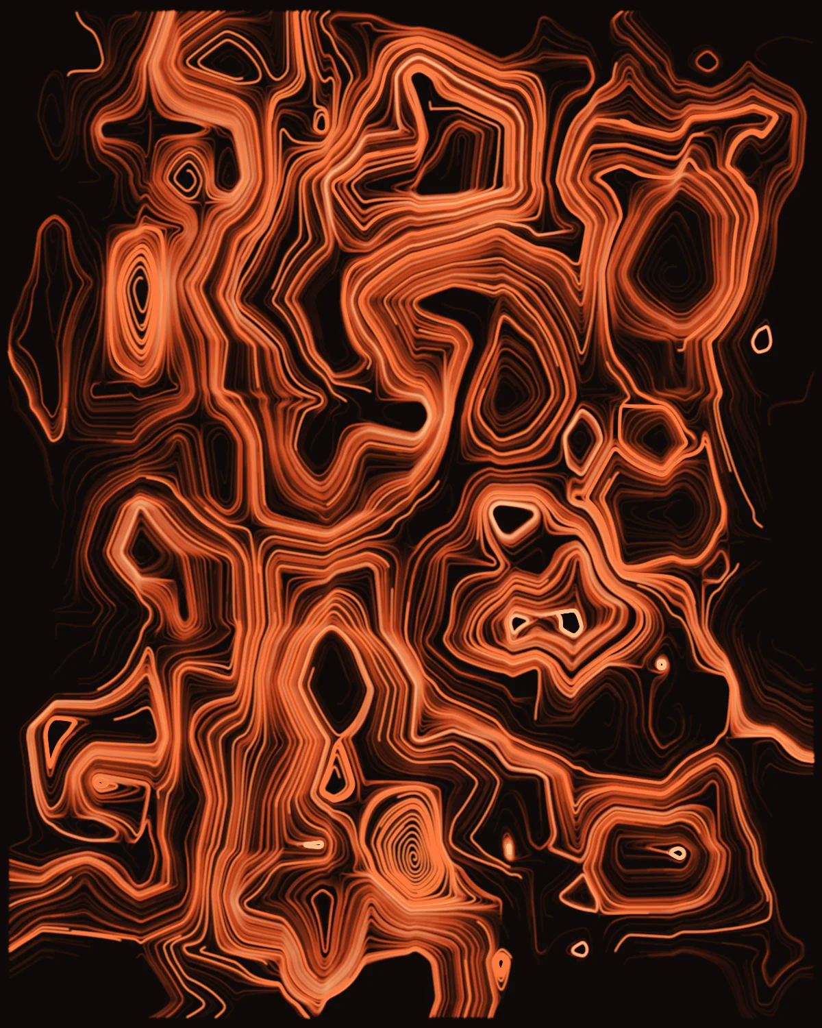 Streamlines — generative flowfield artwork