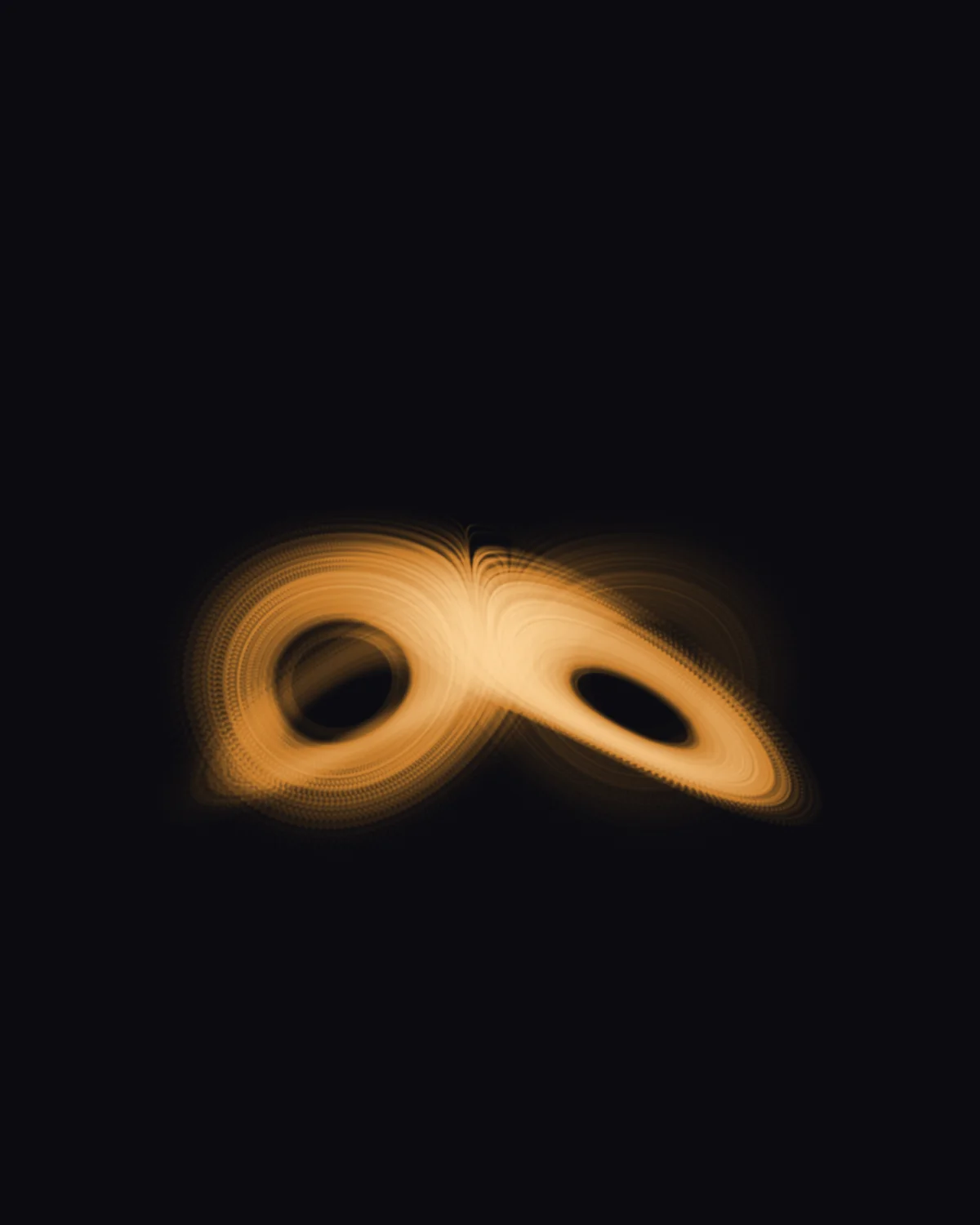 Nonperiodic V — generative lorenz artwork