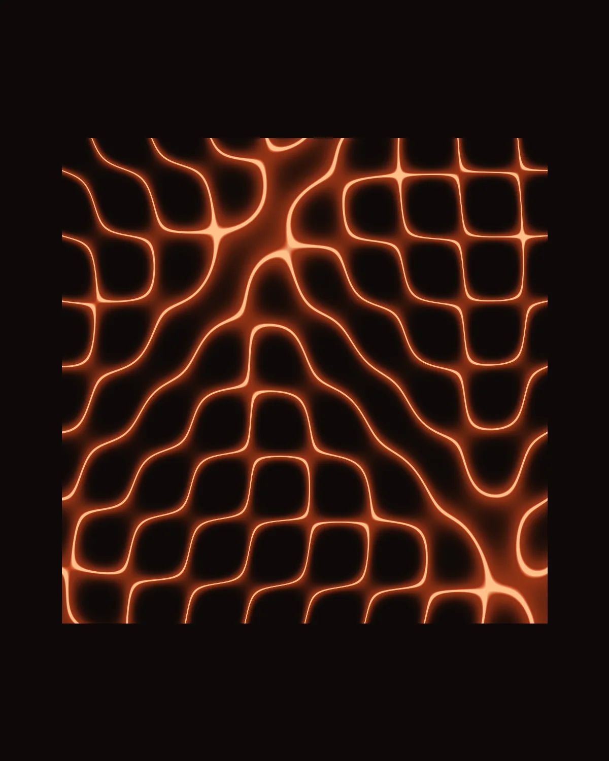 Where the Plate Is Still V — generative chladni artwork